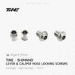 Shimano Bremssattel & Hebel Hydraulikschlauch-Klemmschrauben | Ultraleichtes Titan-Modifikationsteil