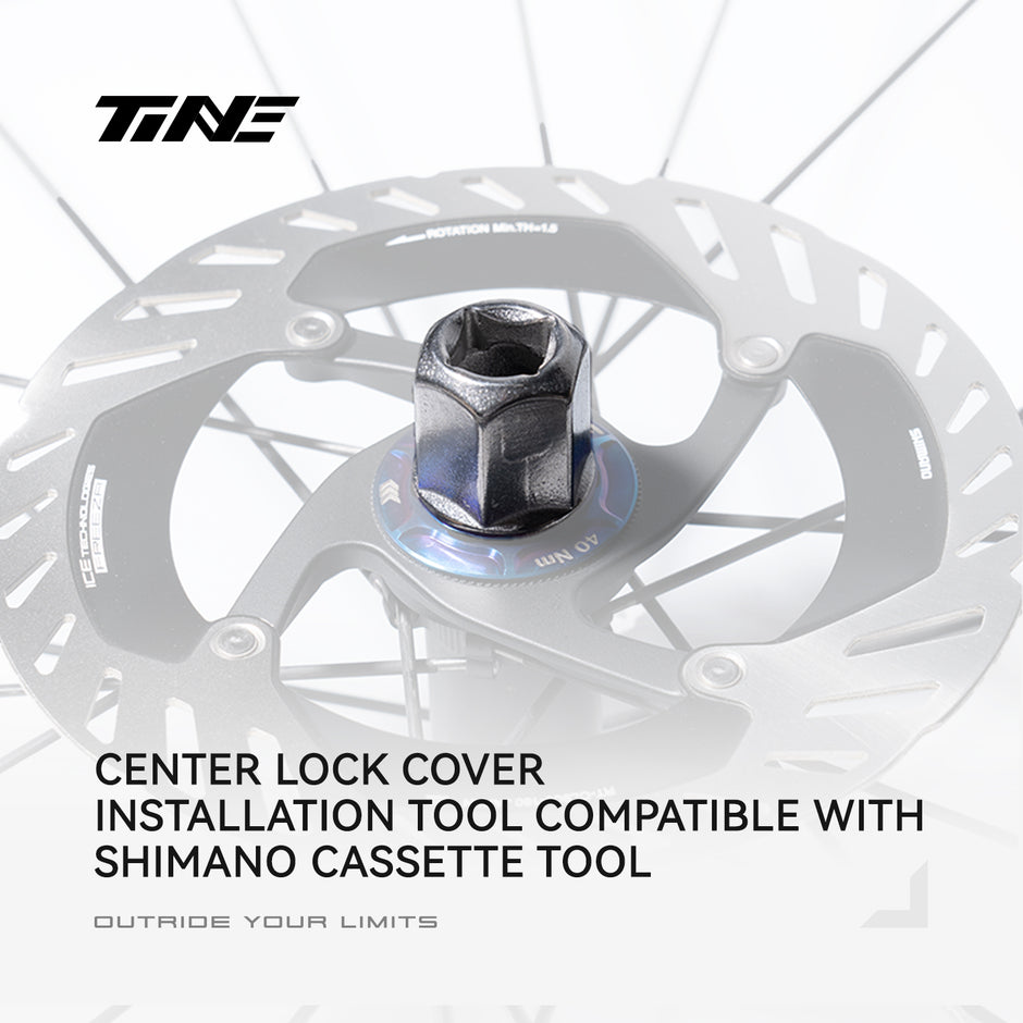 Professional tool for installing/removing road bike center lock disc brake ring