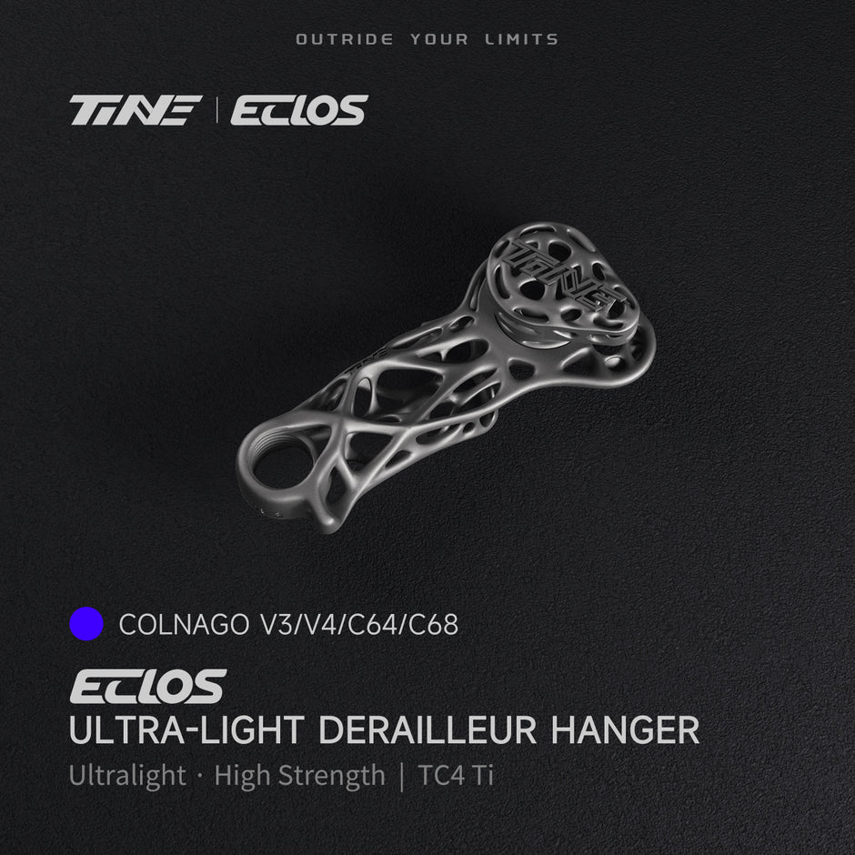 TiNE ECLOS ultra-light titanium derailleur hanger for Colnago V3/V4/C64/C68 road bike upgrade part
