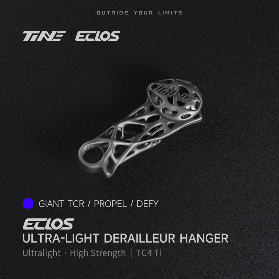 TiNE ECLOS ultra-light titanium derailleur hanger for Giant TCR/Propel/Defy road bike upgrade part