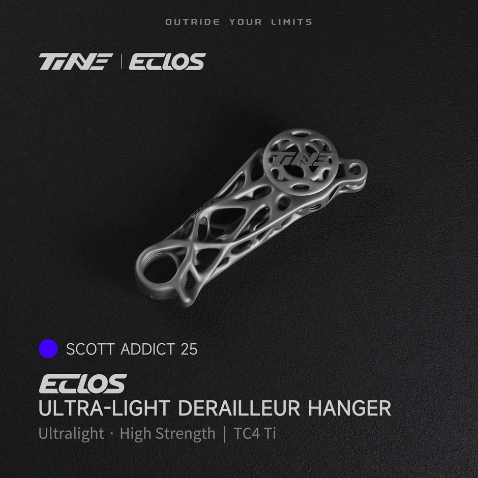 TiNE ECLOS ultra-light titanium derailleur hanger for Scott Addict 25 roadbike upgrade part