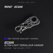 Silver titanium derailleur hanger with lattice design for Trek Madone Gen6/Gen7 Emonda