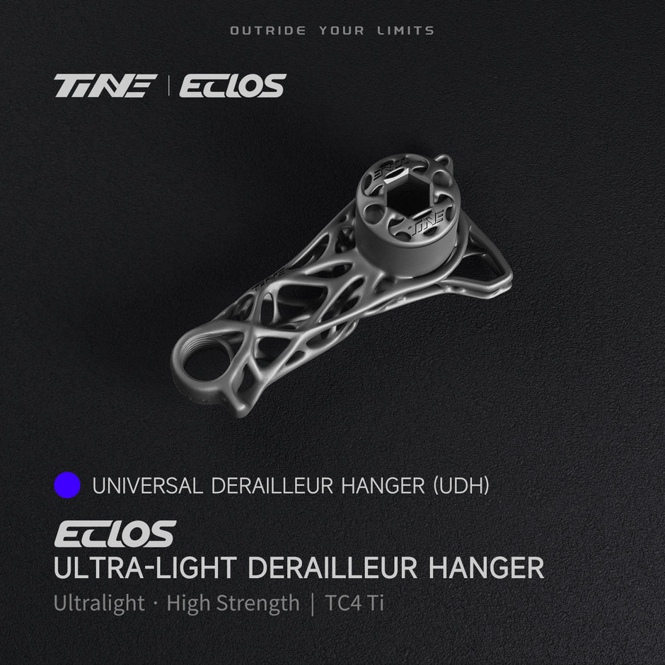 TiNE TECH ultra-light titanium derailleur hanger (UDH)