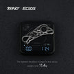 TiNE ECLOS ultra-light titanium derailleur hanger on digital scale