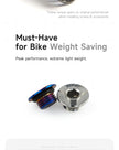 TiNE TECH Titanium ultra-light Shimano lever bleed port screw with colorful accents