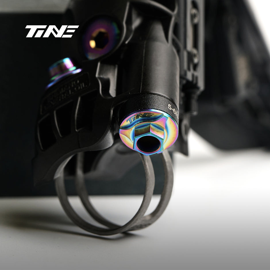 Shimano lever hydraulic hose locking screw | Titanium ultra-light modification part