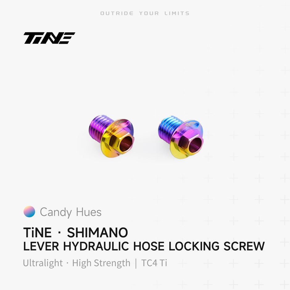 Shimano lever hydraulic hose locking screw | Titanium ultra-light modification part