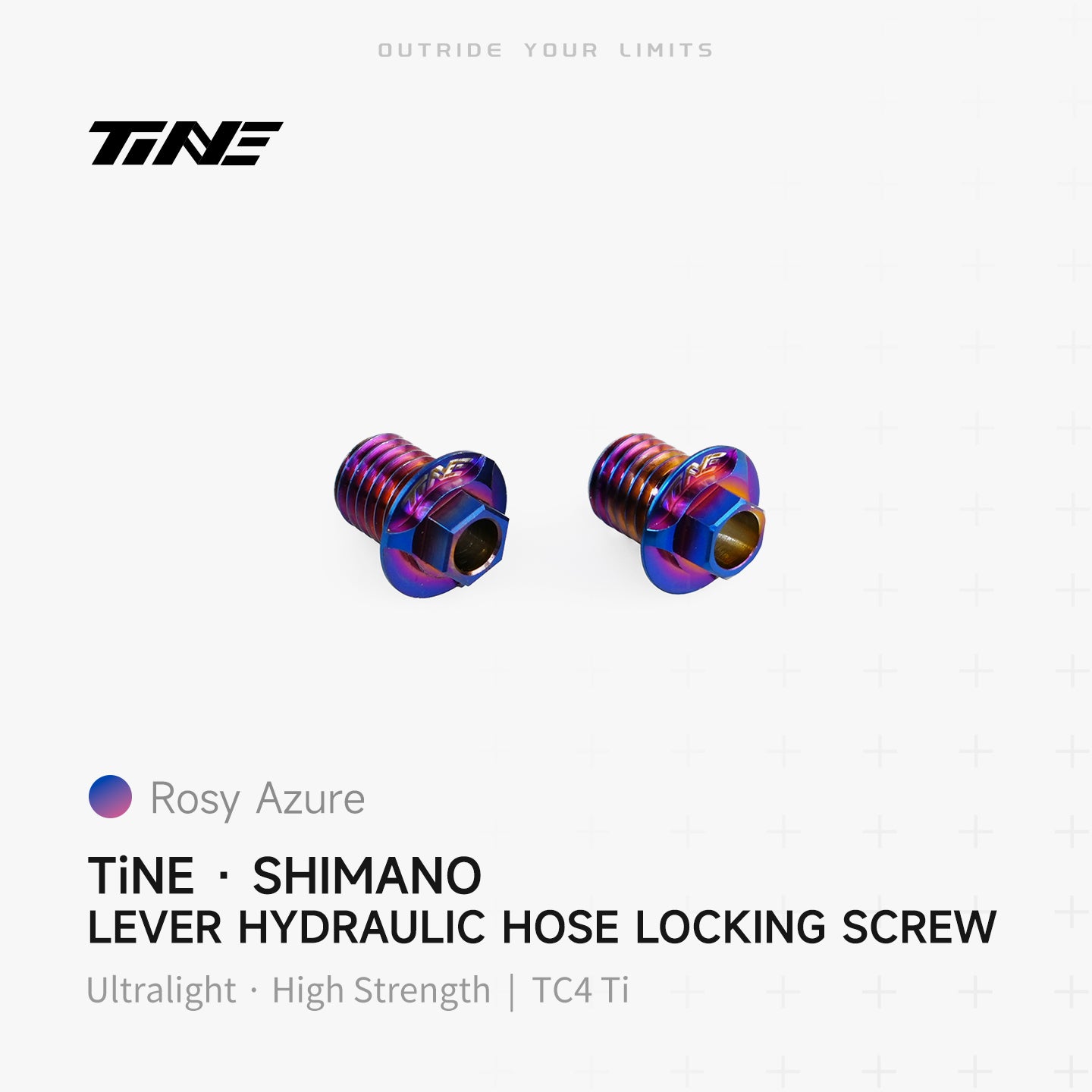 Shimano lever hydraulic hose locking screw | Titanium ultra-light modification part