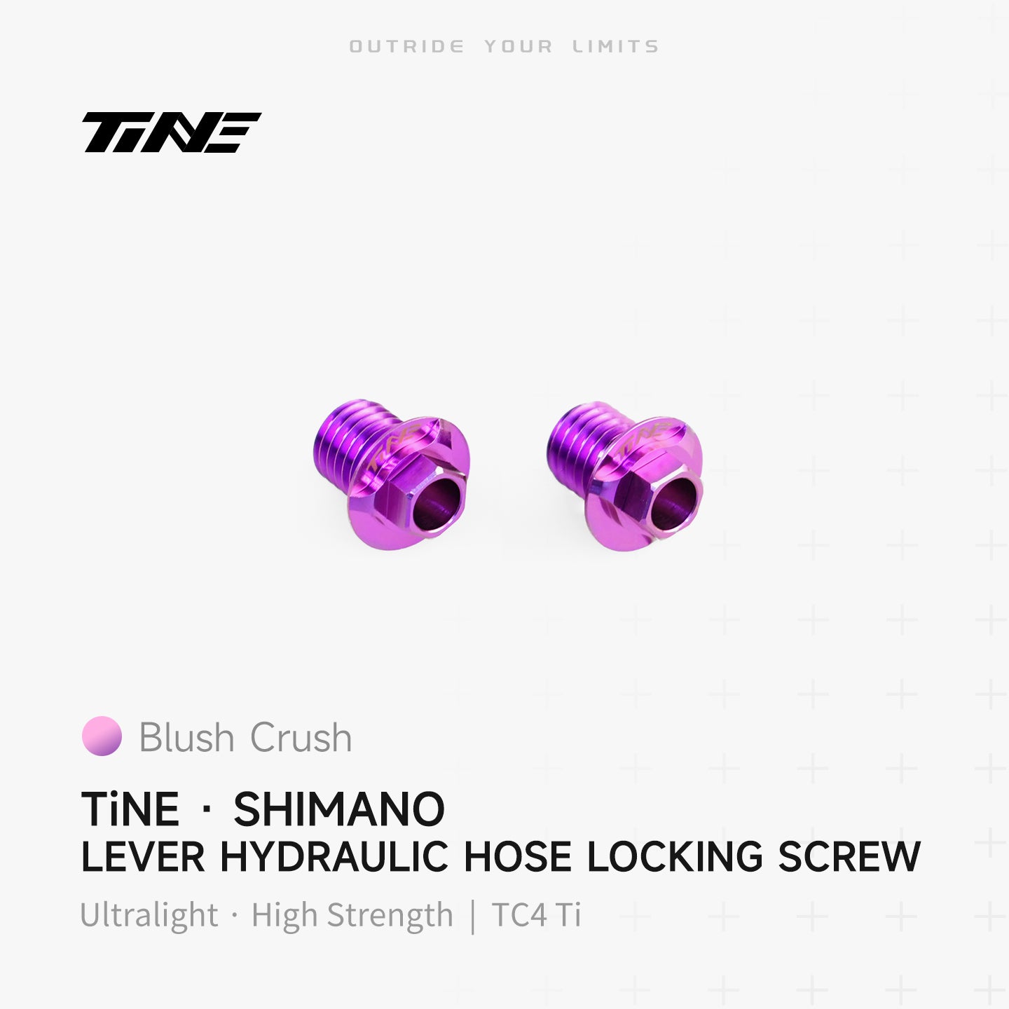Shimano lever hydraulic hose locking screw | Titanium ultra-light modification part