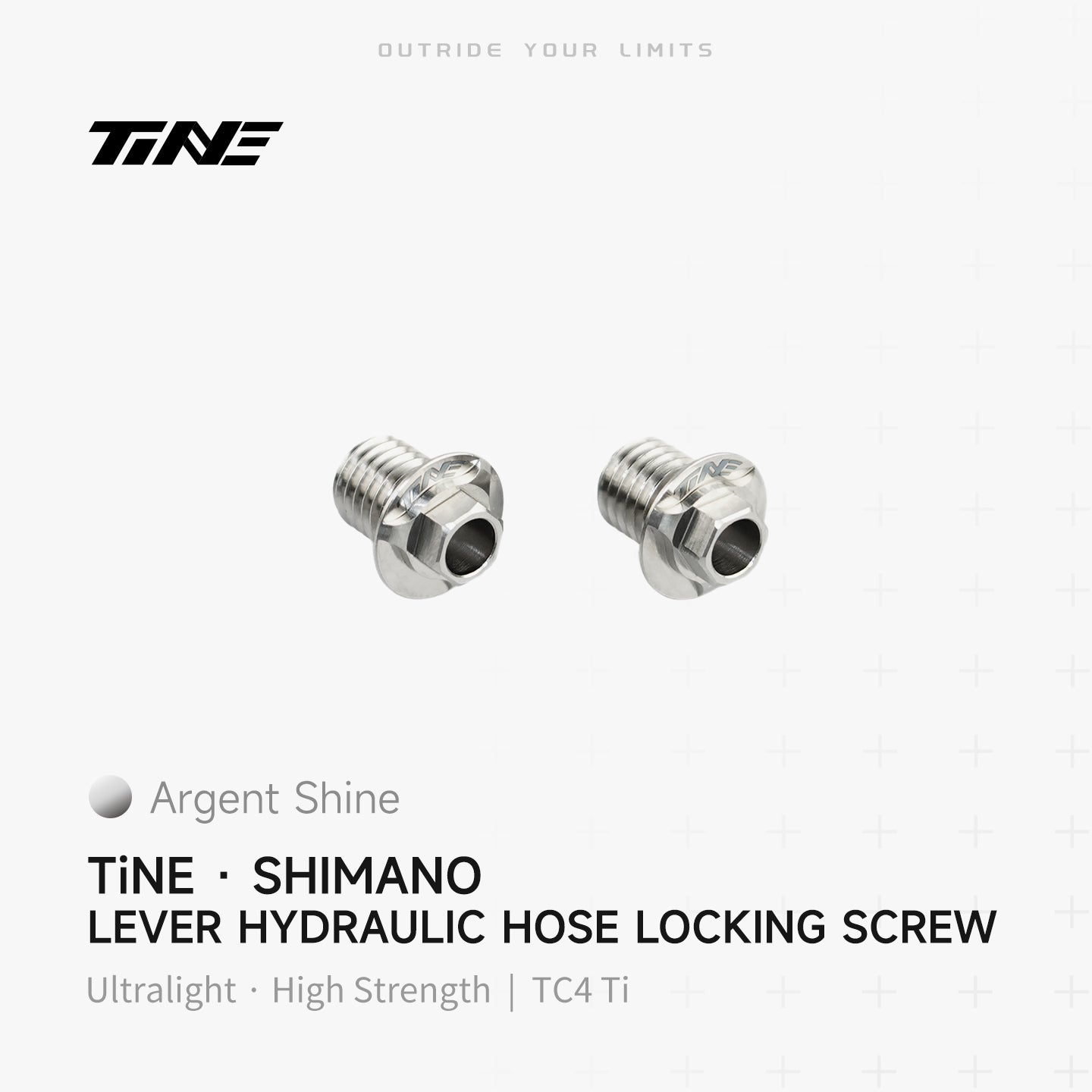 Shimano lever hydraulic hose locking screw | Titanium ultra-light modification part