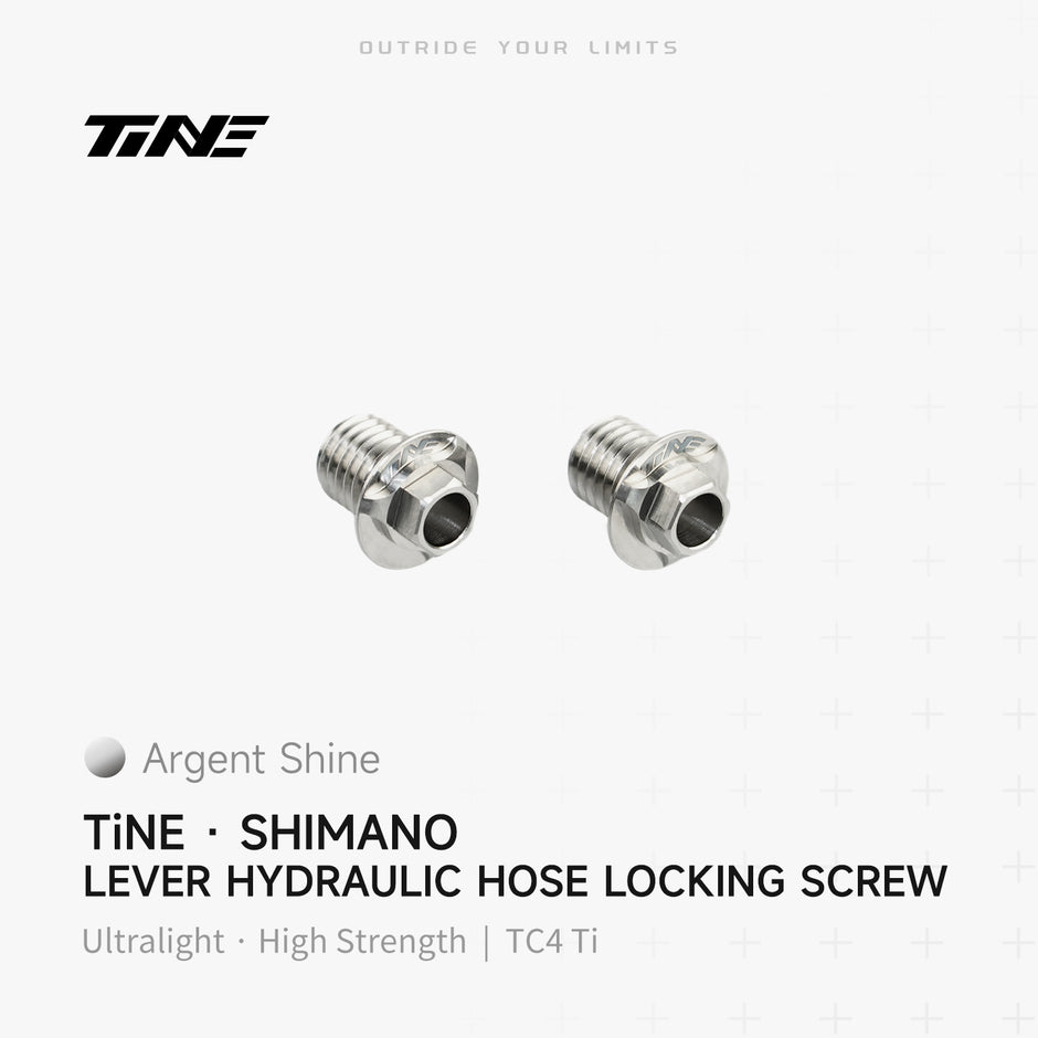 Shimano lever hydraulic hose locking screw | Titanium ultra-light modification part