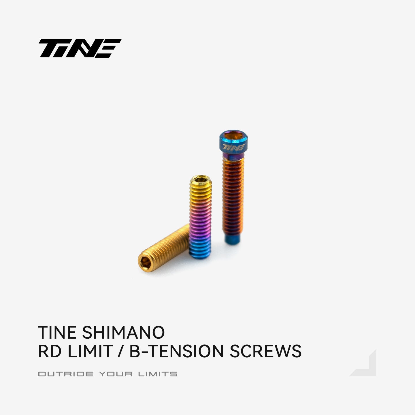SHIMANO rear derailleur limit & tension screw | Titanium ultra-light modification part