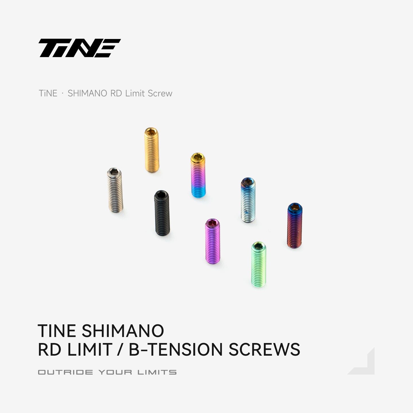 SHIMANO rear derailleur limit & tension screw | Titanium ultra-light modification part