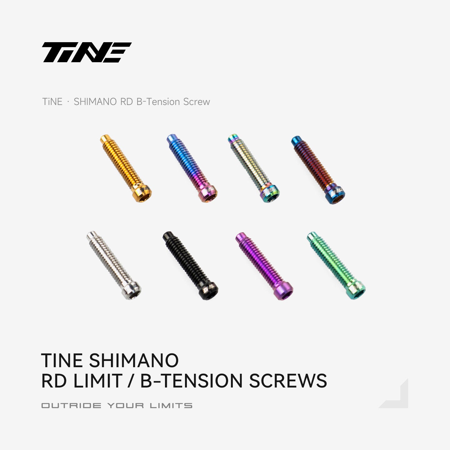 SHIMANO rear derailleur limit & tension screw | Titanium ultra-light modification part
