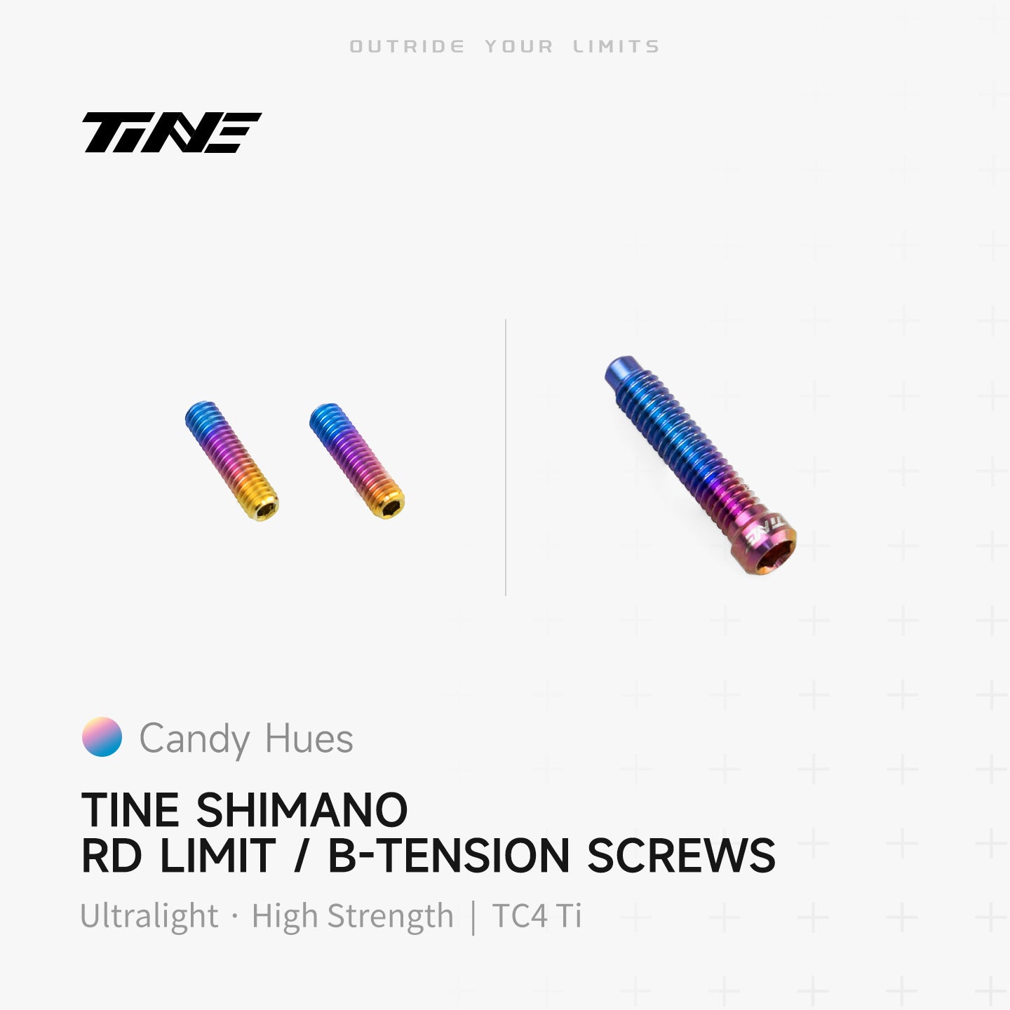 SHIMANO rear derailleur limit & tension screw | Titanium ultra-light modification part