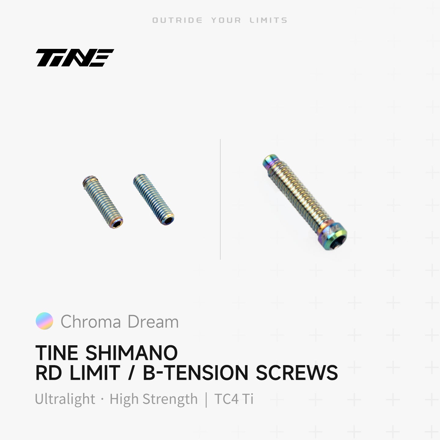 SHIMANO rear derailleur limit & tension screw | Titanium ultra-light modification part