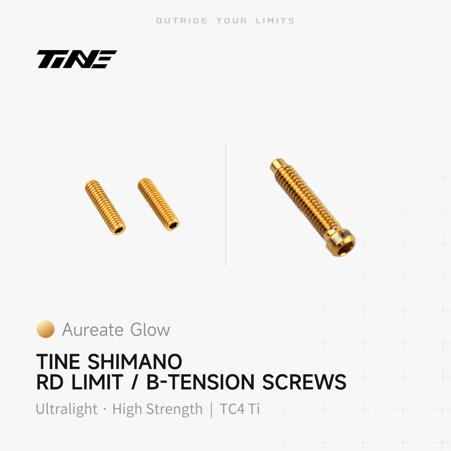 SHIMANO rear derailleur limit & tension screw | Titanium ultra-light modification part