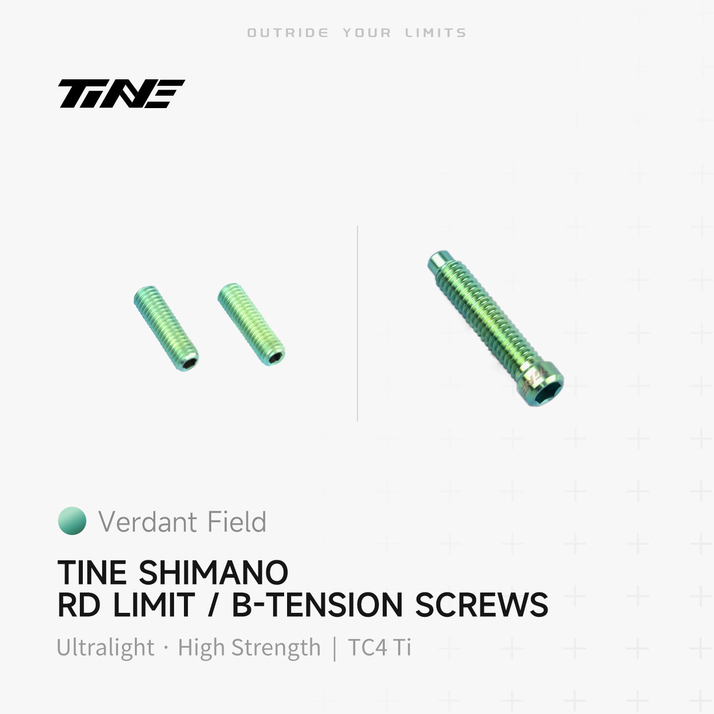 SHIMANO rear derailleur limit & tension screw | Titanium ultra-light modification part