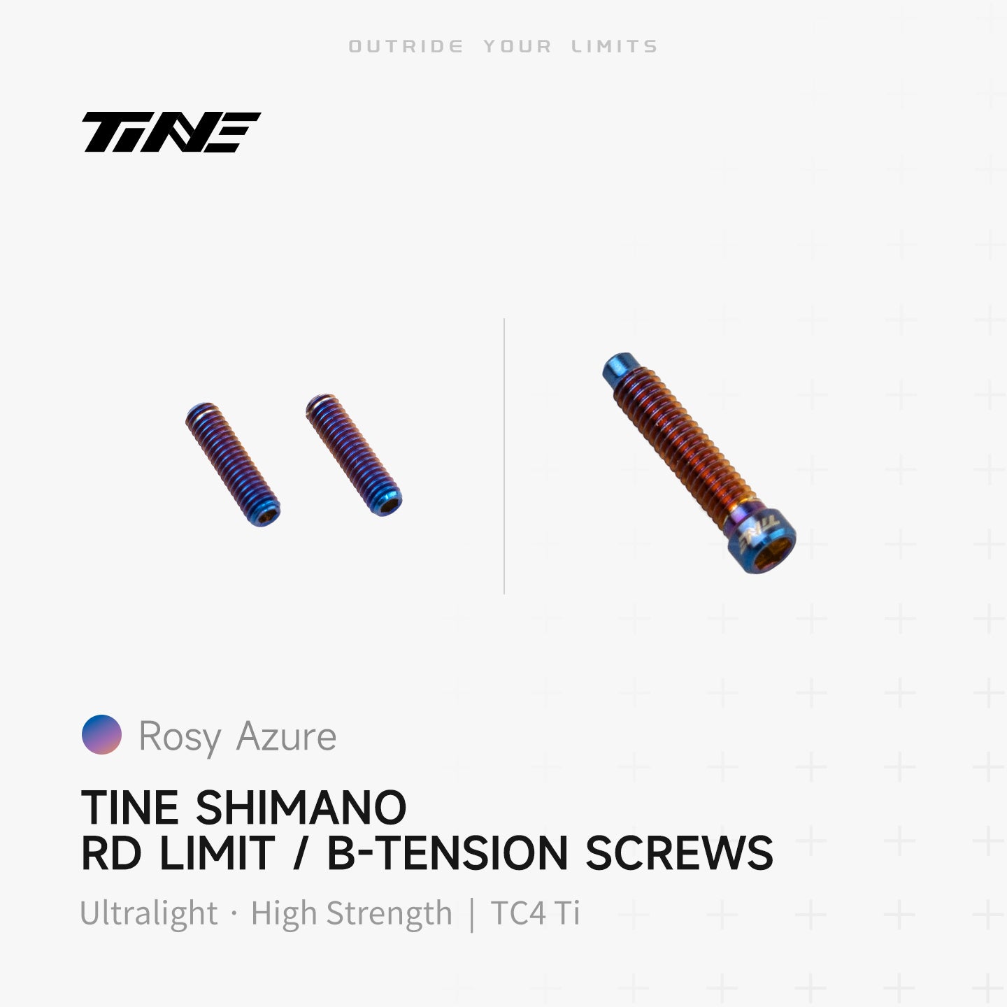 SHIMANO rear derailleur limit & tension screw | Titanium ultra-light modification part