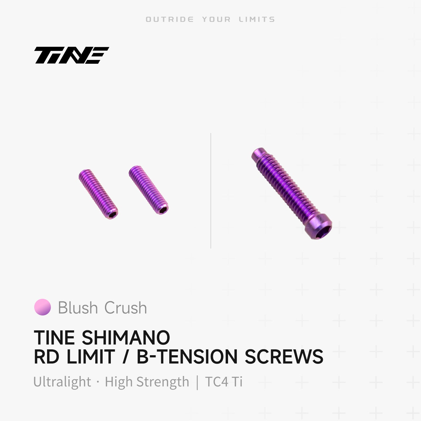 SHIMANO rear derailleur limit & tension screw | Titanium ultra-light modification part