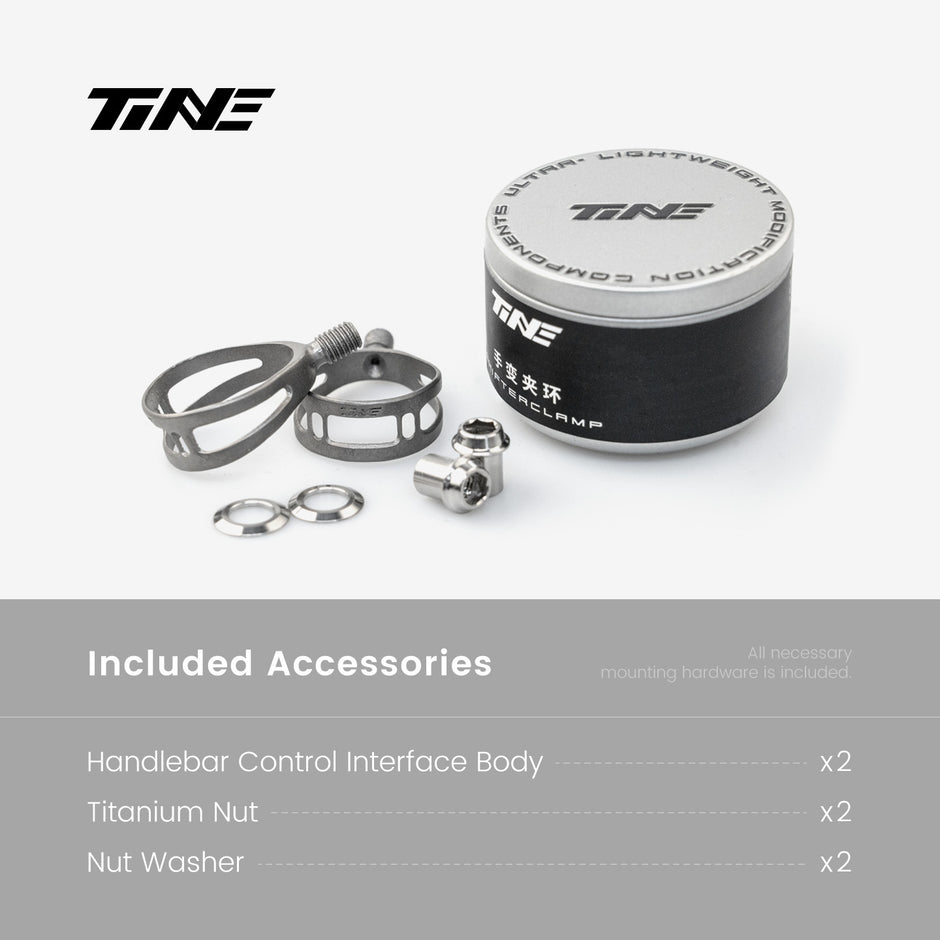 TiNE 3.0g Titanium Road Bicycle Shifter Clamp Ring Band Assembly