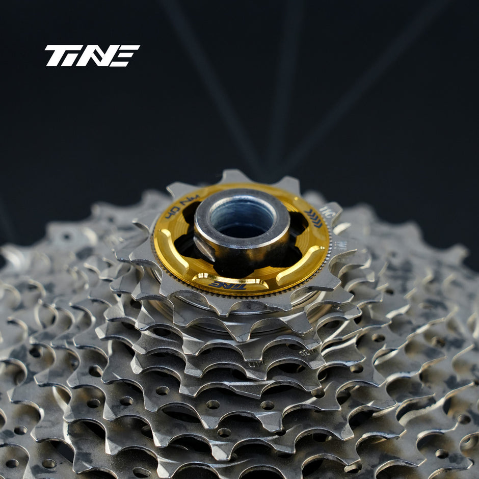 TiNE Cassette Lockring for Shimano | Titanium ultra-light modification part