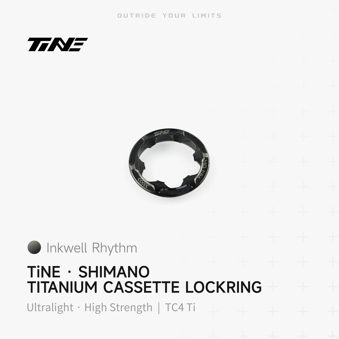 TiNE Cassette Lockring for Shimano | Titanium ultra-light modification part