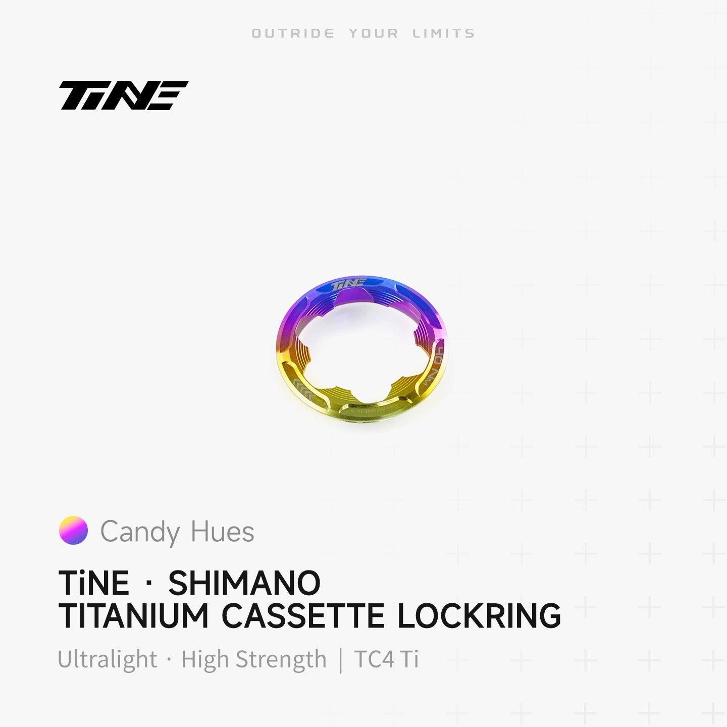 TiNE Cassette Lockring for Shimano | Titanium ultra-light modification part