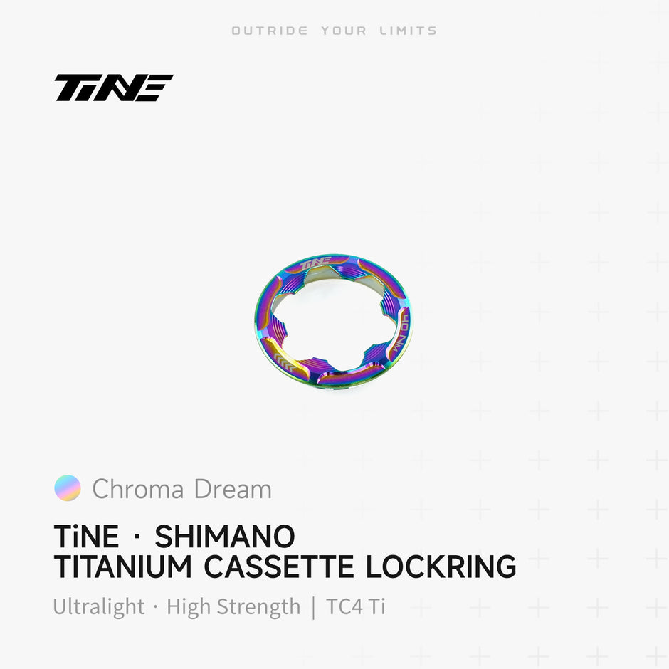 TiNE Cassette Lockring for Shimano | Titanium ultra-light modification part