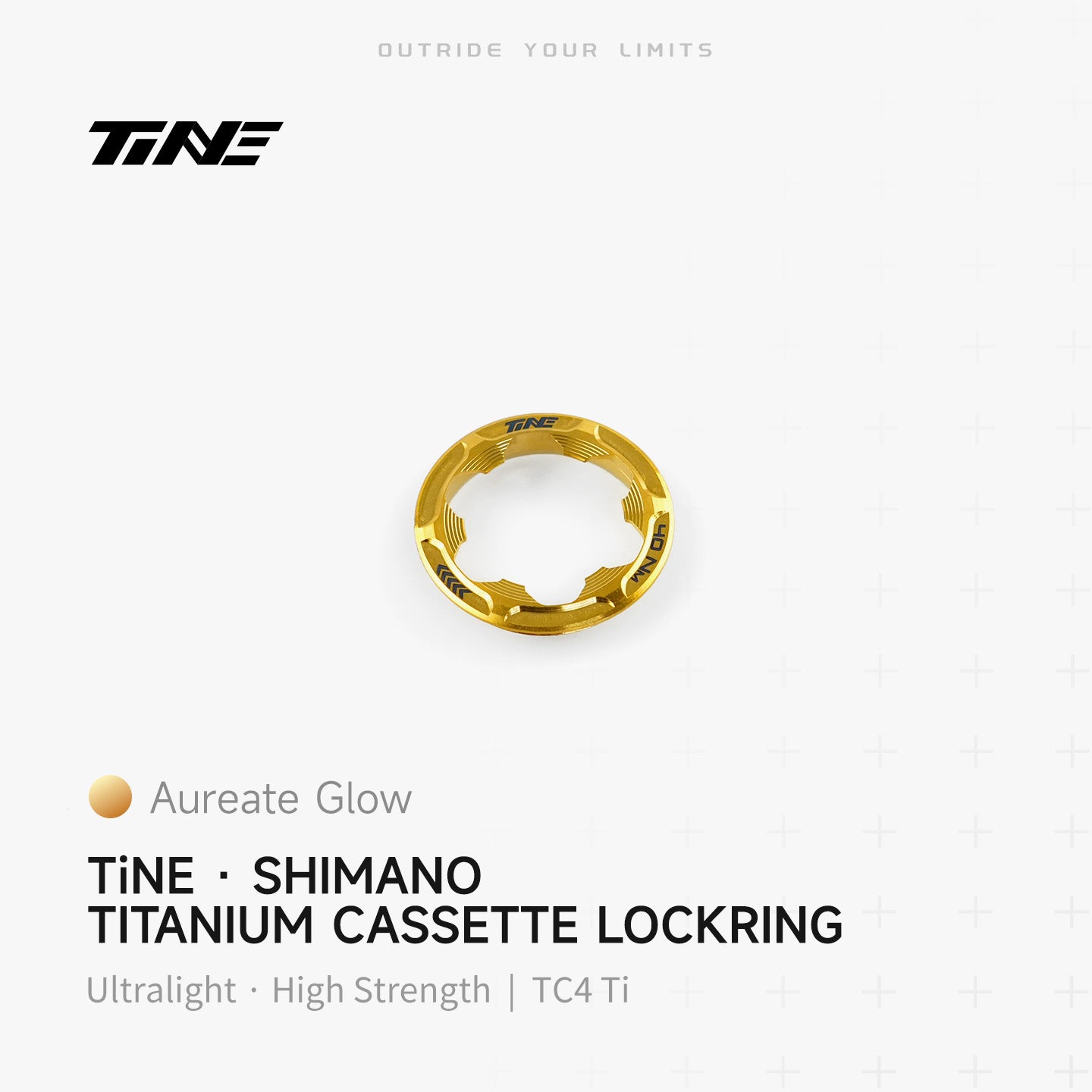 TiNE Cassette Lockring for Shimano | Titanium ultra-light modification part