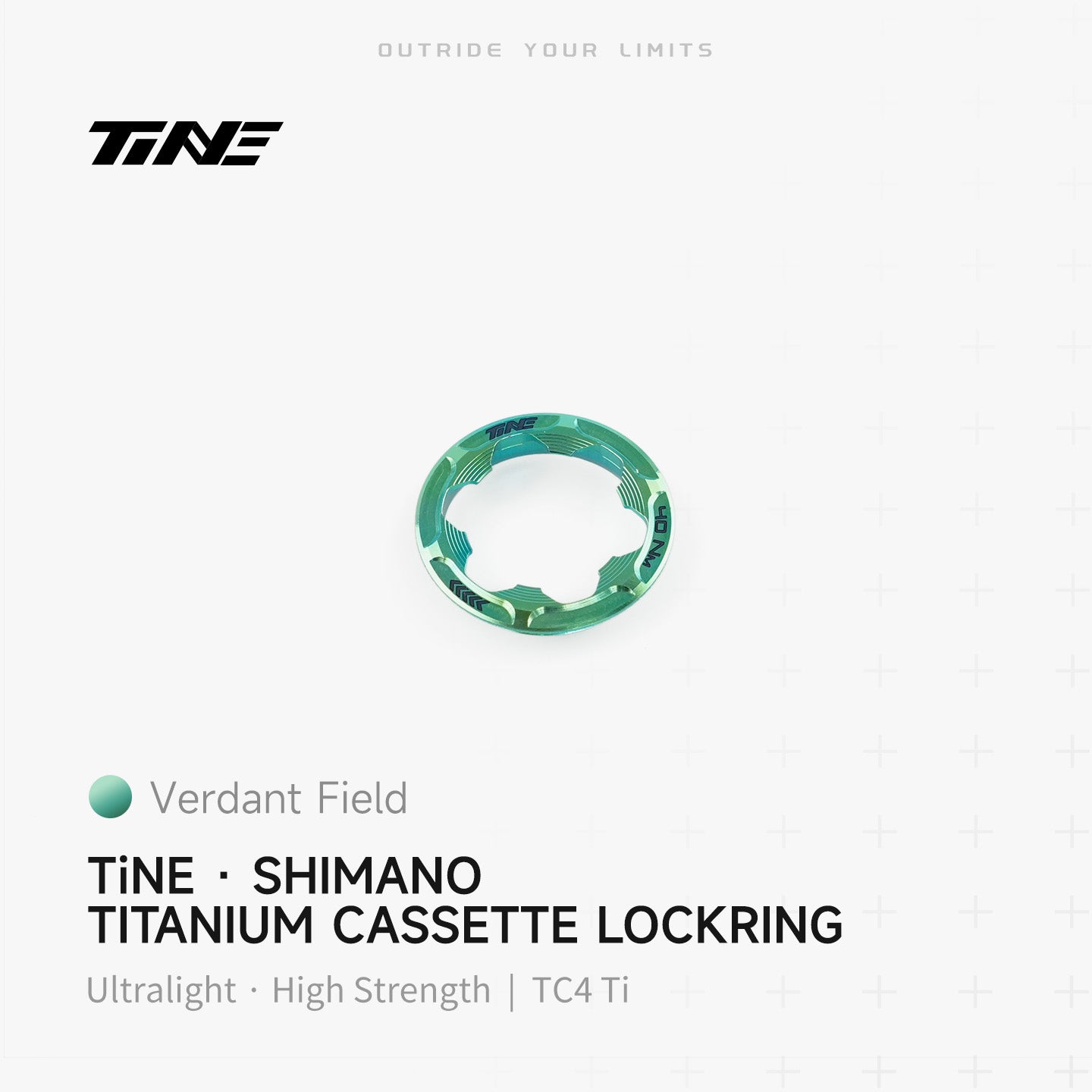 TiNE Cassette Lockring for Shimano | Titanium ultra-light modification part