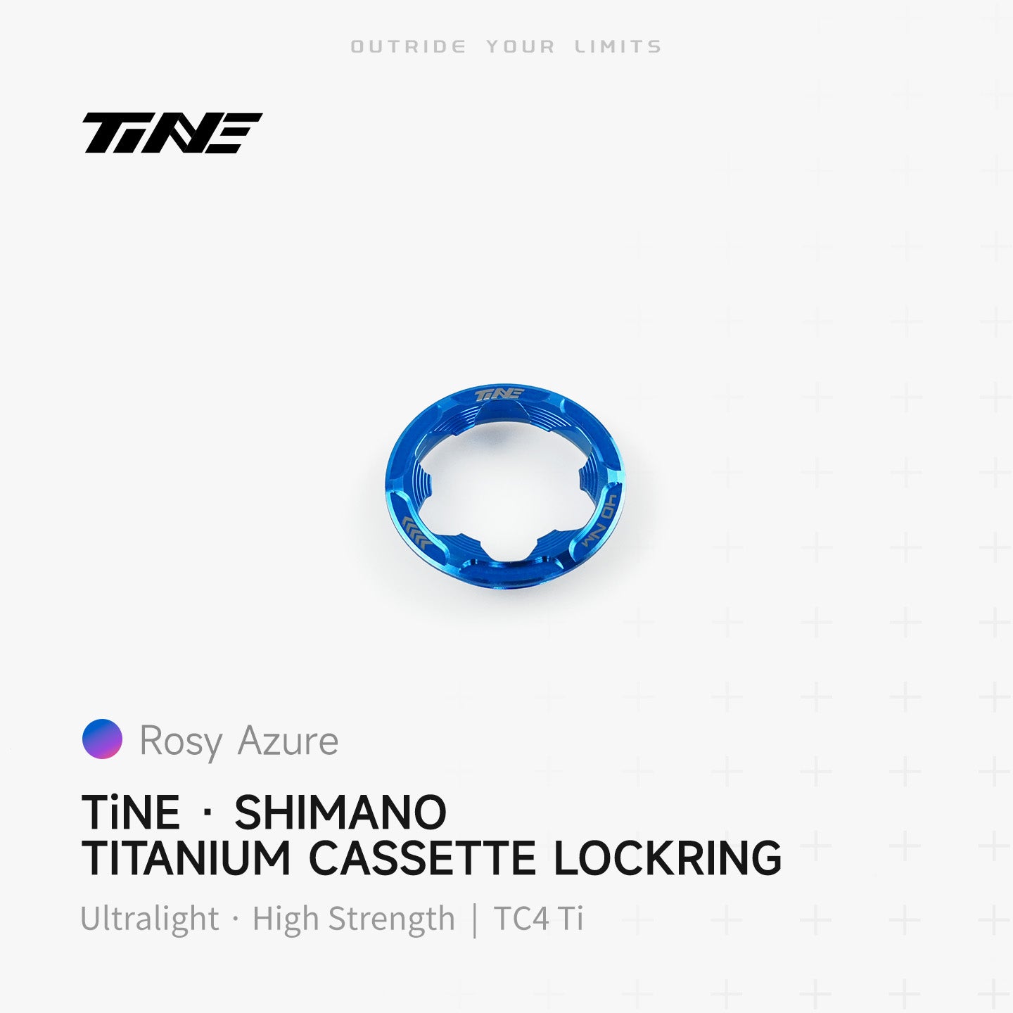 TiNE Cassette Lockring for Shimano | Titanium ultra-light modification part