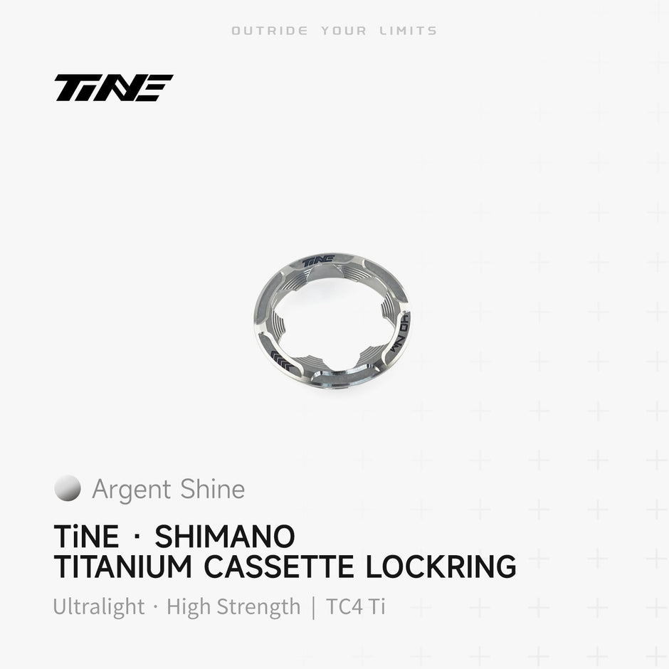 TiNE Cassette Lockring for Shimano | Titanium ultra-light modification part