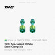 TiNE Specialized Roval Alpinist II stem clamp kit verdant field color, titanium stem bolts set