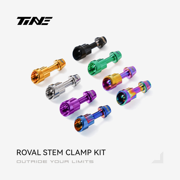 Specialized Roval Rapide Integrated Handlebar lock nut Titanium Stem bolt Set
