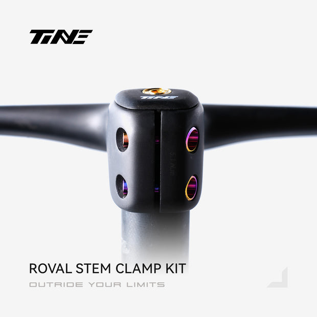 Specialized Roval Rapide Integrated Handlebar lock nut Titanium Stem bolt Set