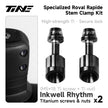 Specialized Roval Rapide Integrated Handlebar lock nut Titanium Stem bolt Set