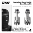 Specialized Roval Rapide Integrated Handlebar lock nut Titanium Stem bolt Set