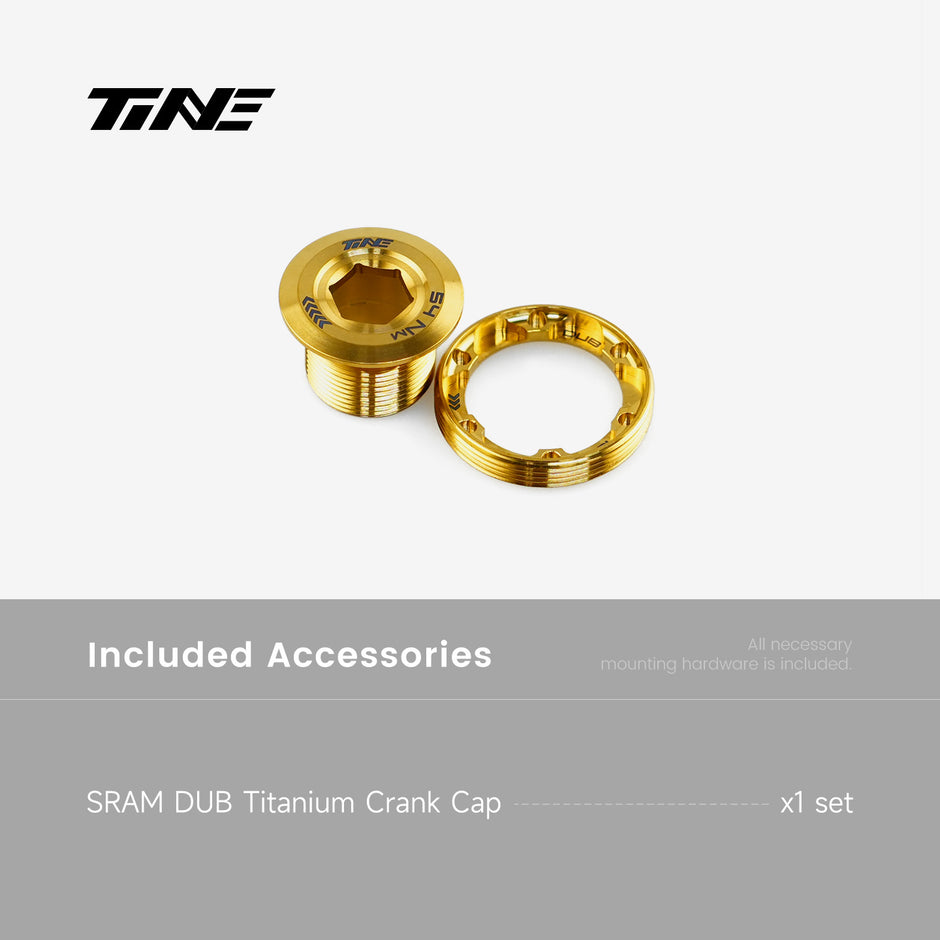 TiNE SRAM DUB Crank Cap | Titanium ultra-light modification part