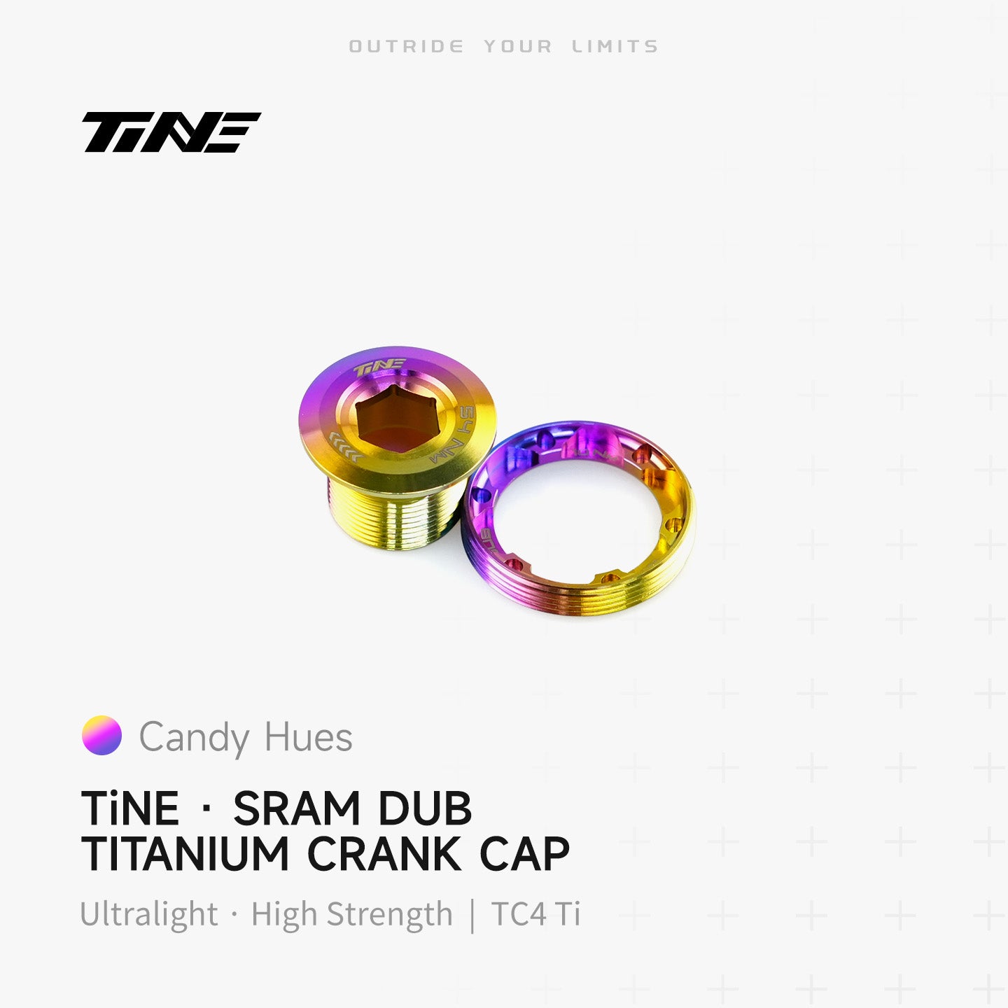 TiNE SRAM DUB Crank Cap | Titanium ultra-light modification part