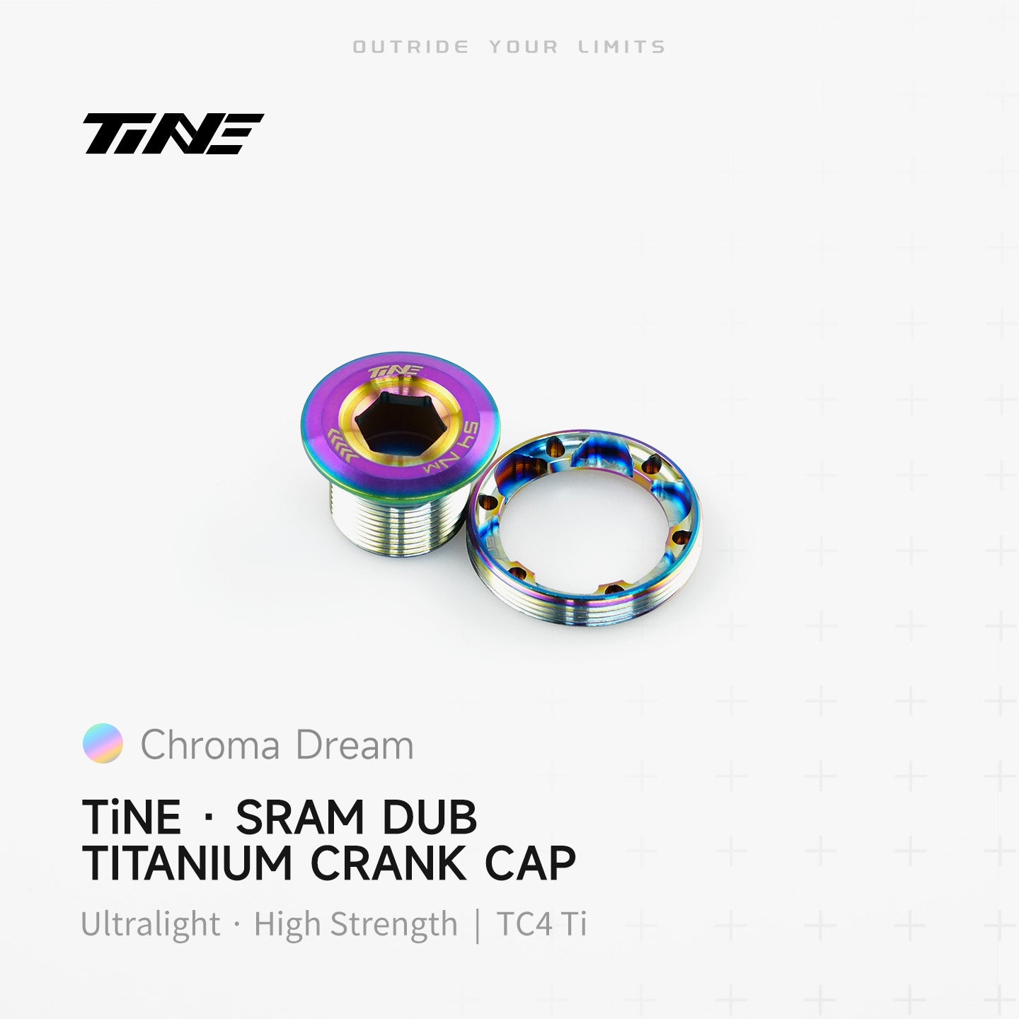 TiNE SRAM DUB Crank Cap | Titanium ultra-light modification part
