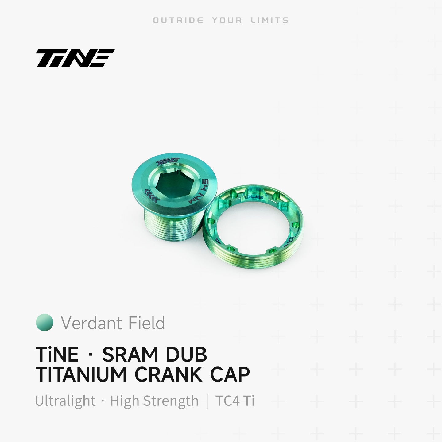 TiNE SRAM DUB Crank Cap | Titanium ultra-light modification part