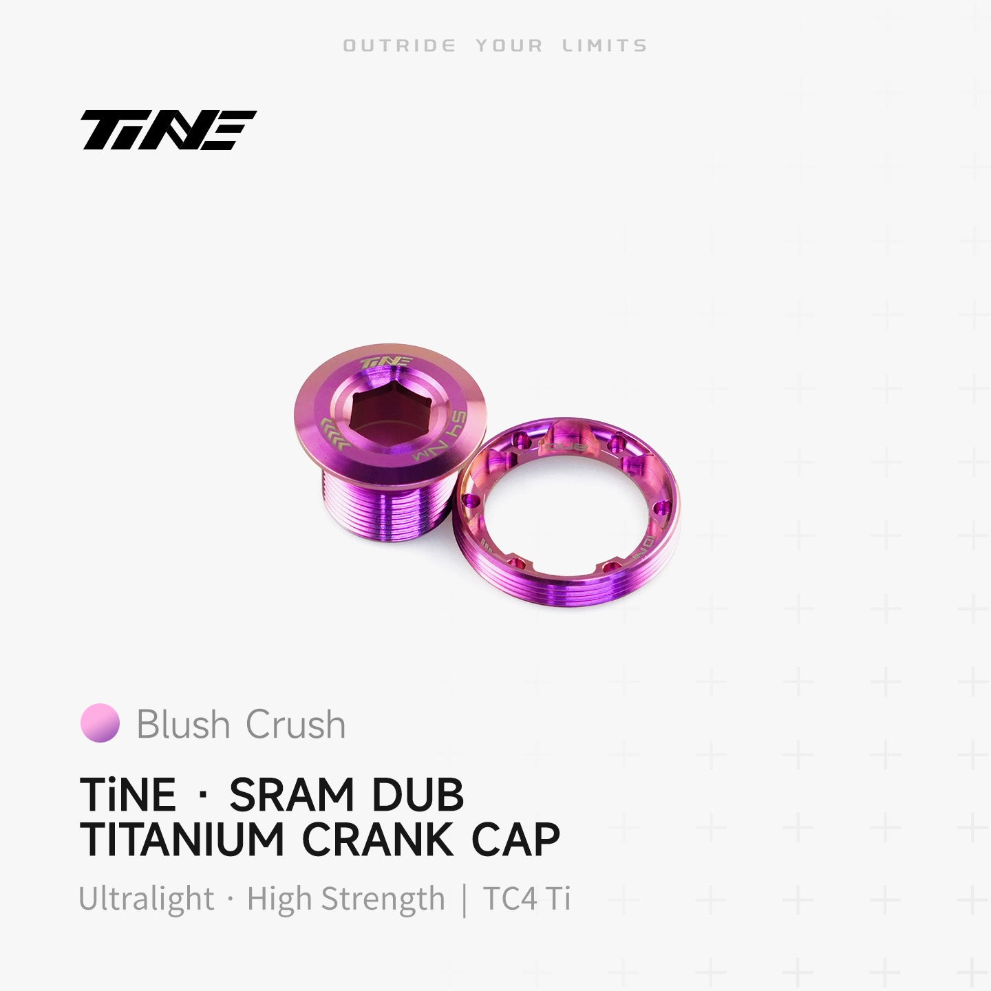 TiNE SRAM DUB Crank Cap | Titanium ultra-light modification part