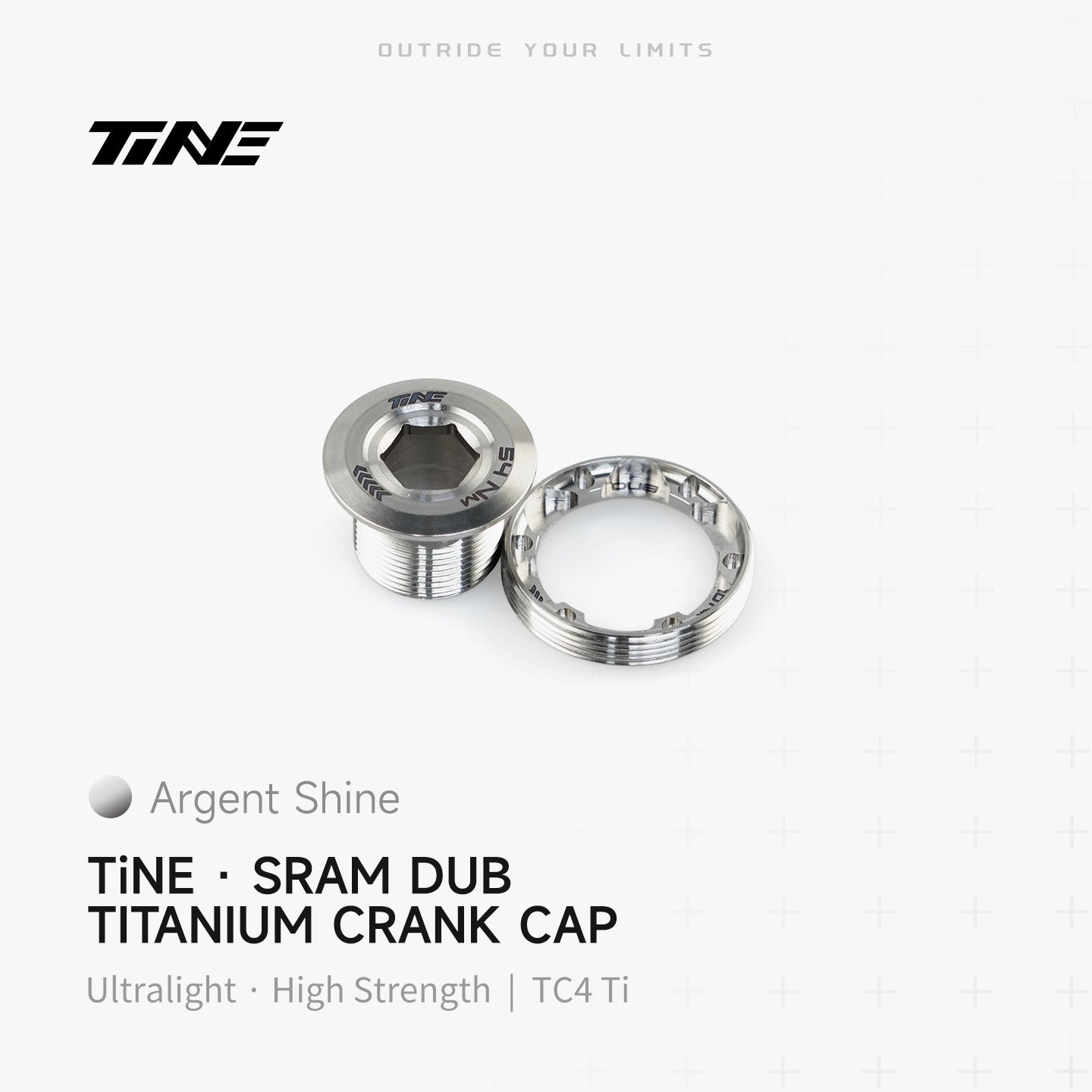 TiNE SRAM DUB Crank Cap | Titanium ultra-light modification part