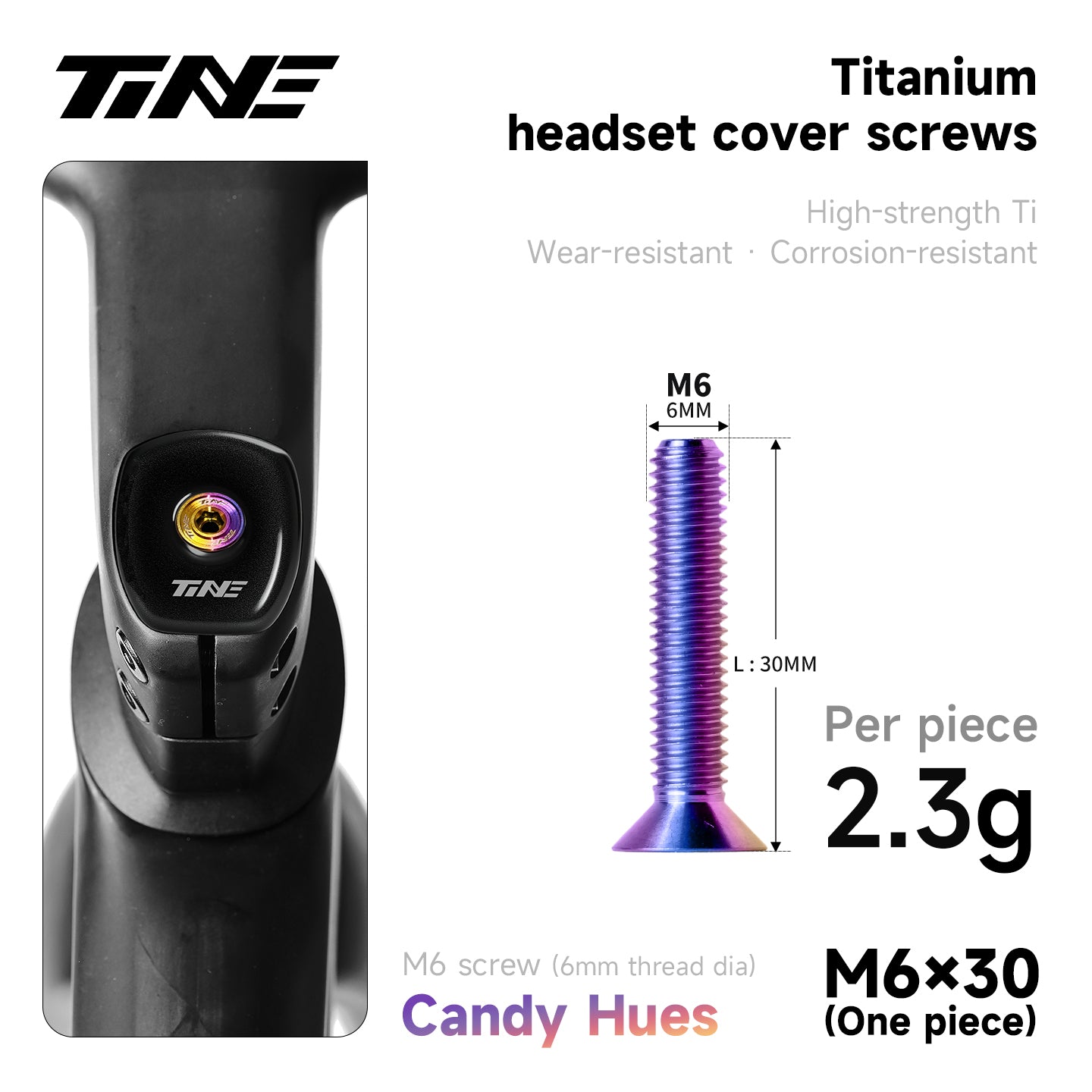 M6 · Head parts Titanium Alloy Screw | handlebar ultra-light modification parts