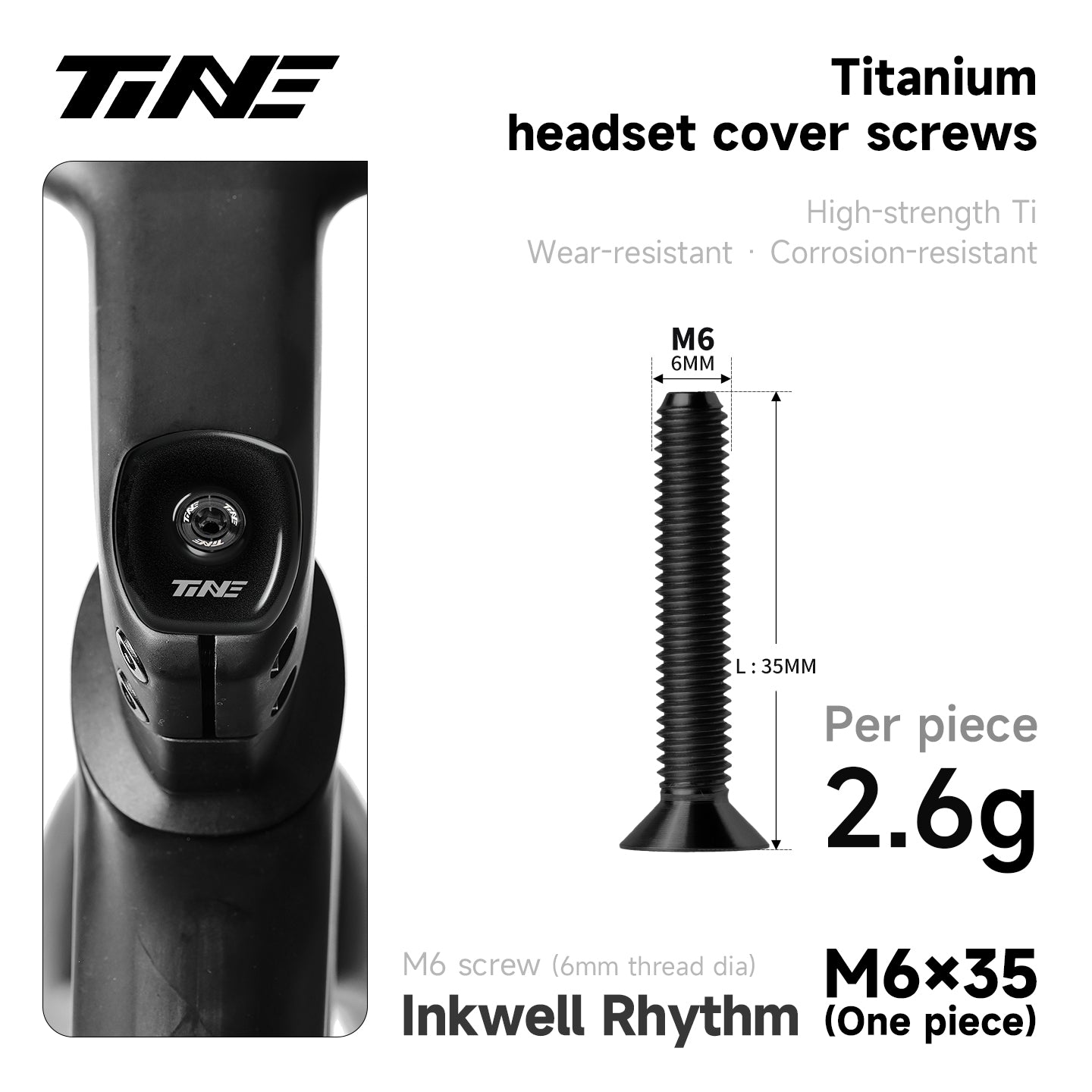 M6 · Head parts Titanium Alloy Screw | handlebar ultra-light modification parts
