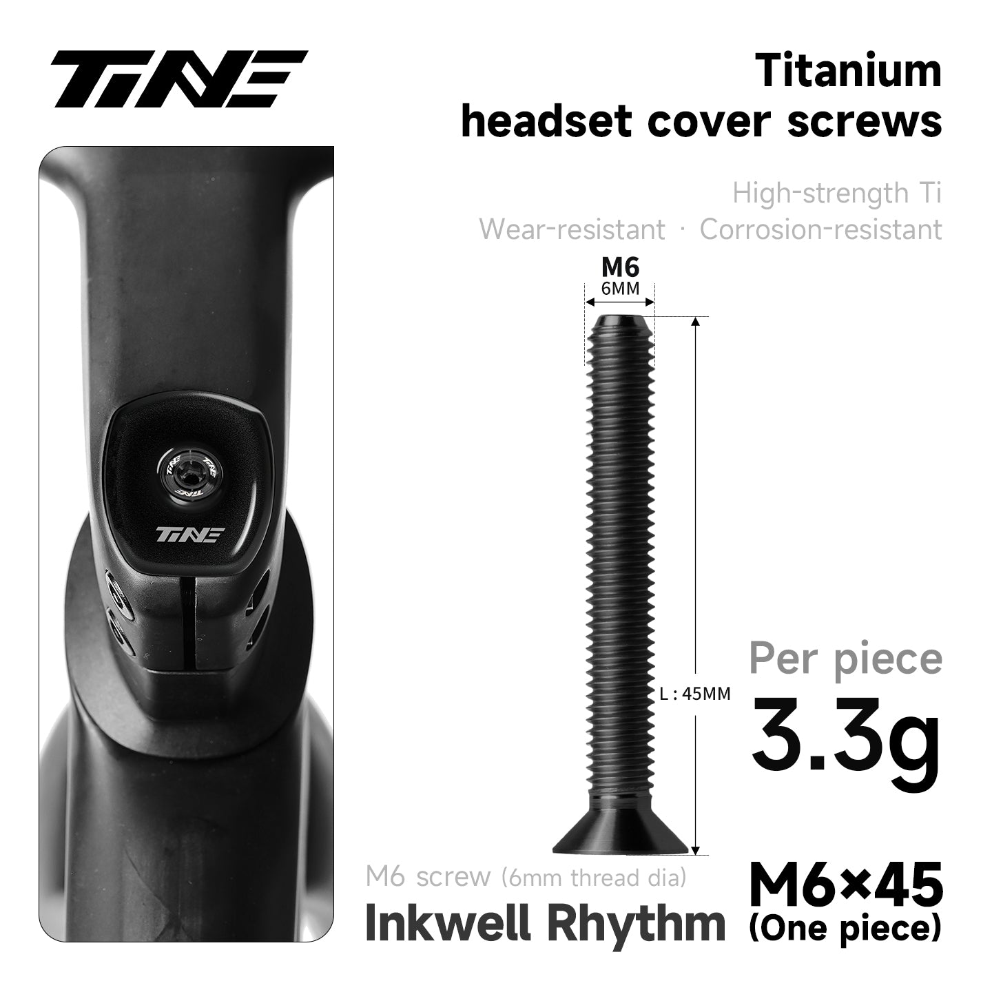 M6 · Head parts Titanium Alloy Screw | handlebar ultra-light modification parts