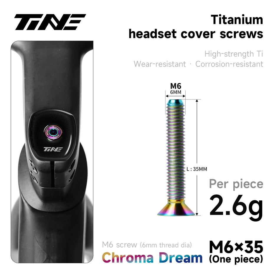 M6 · Head parts Titanium Alloy Screw | handlebar ultra-light modification parts