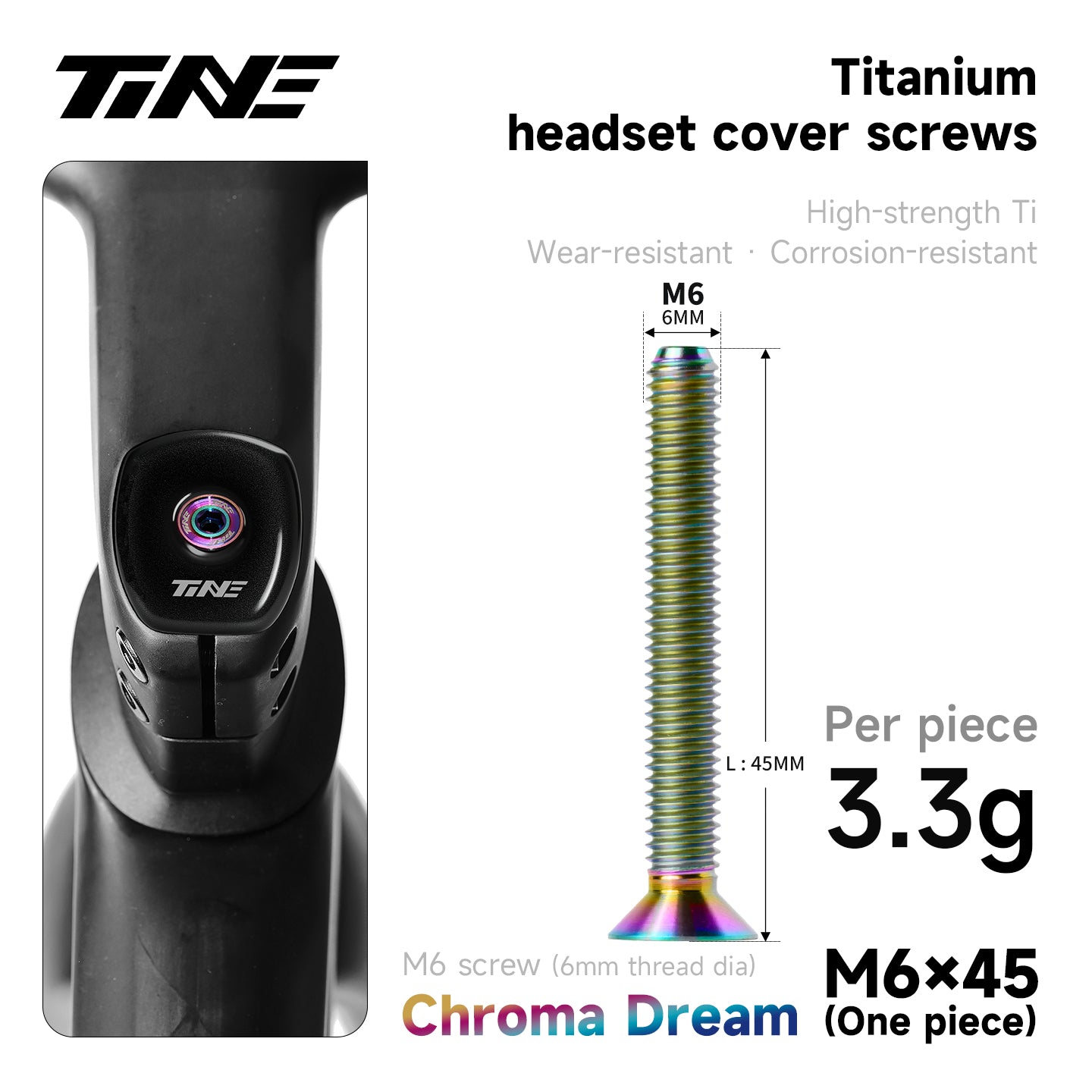 M6 · Head parts Titanium Alloy Screw | handlebar ultra-light modification parts