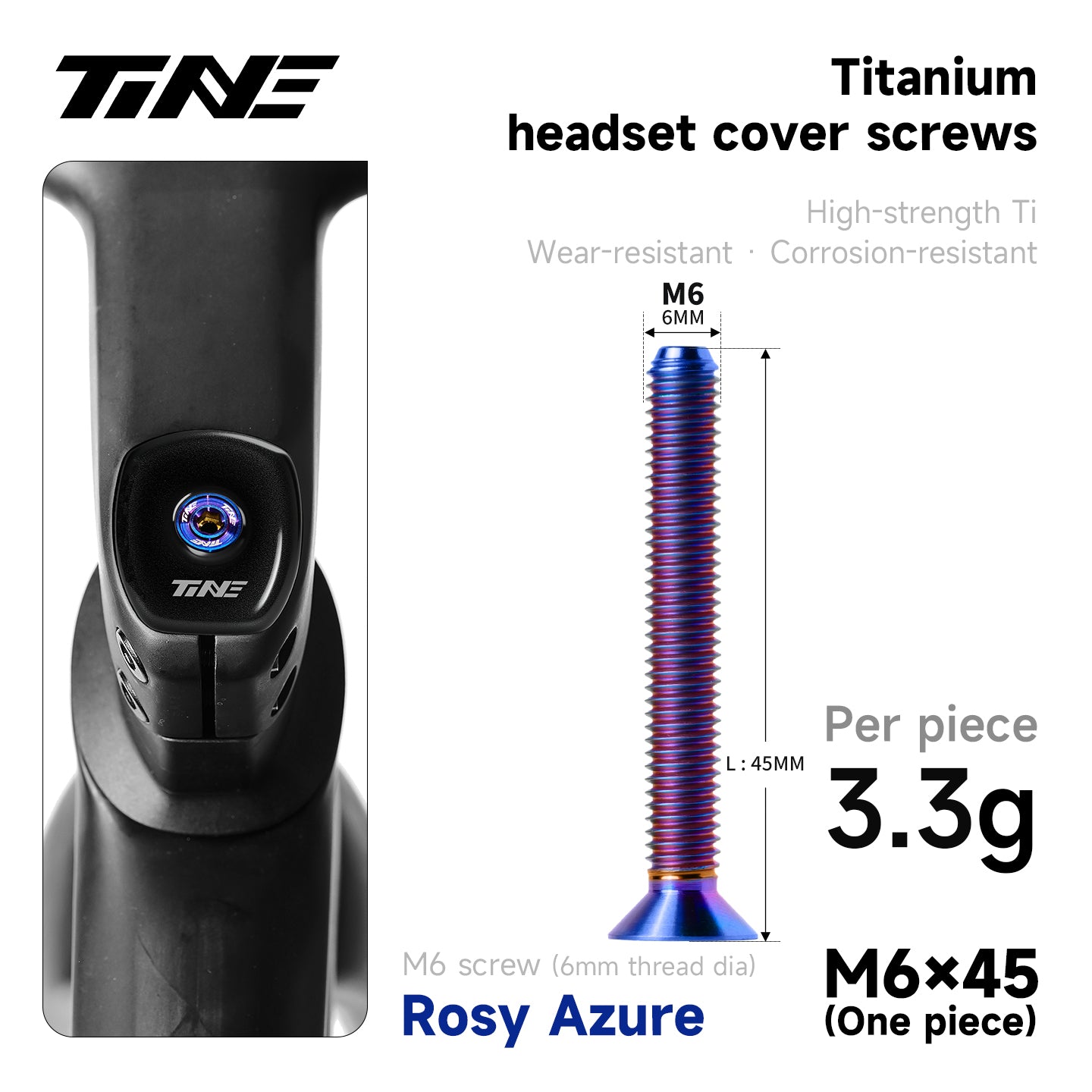 M6 · Head parts Titanium Alloy Screw | handlebar ultra-light modification parts